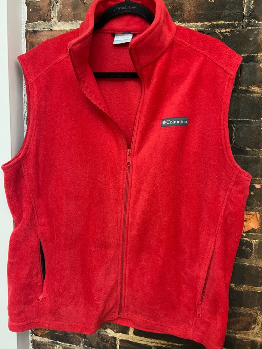 Columbia Red Fleece Vest